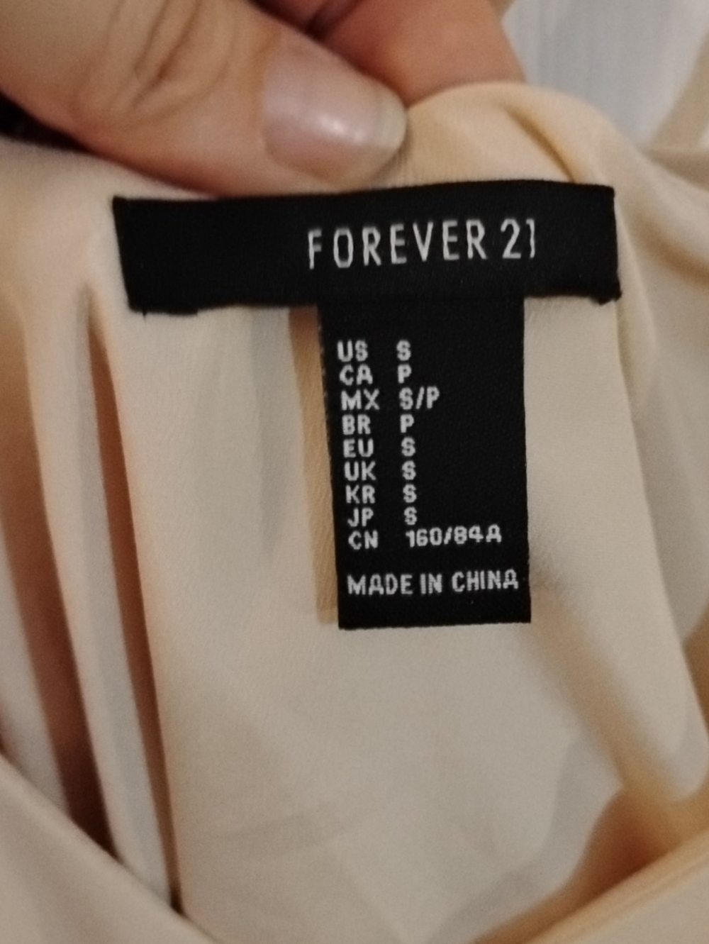 Forever 21 Peachy Beige Slip Dress